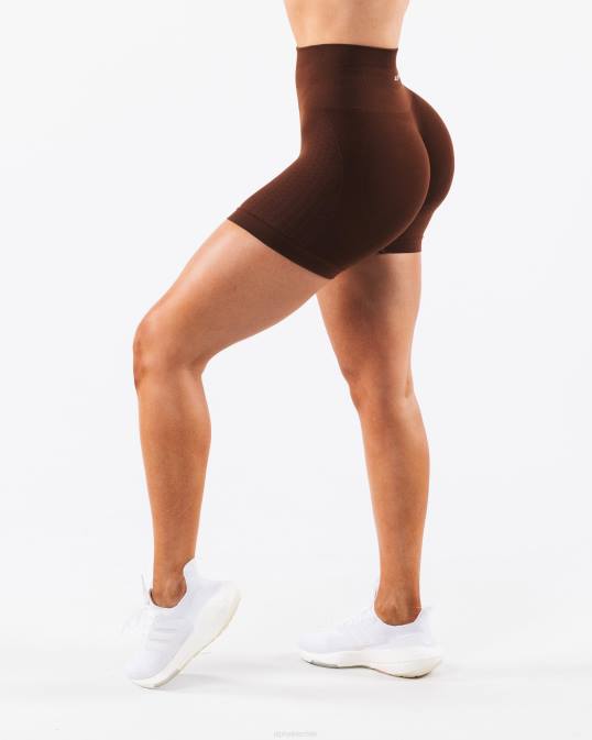 amplificar contorno corto 5" mujer Alphalete 08R8297 ropa marrón manhattan