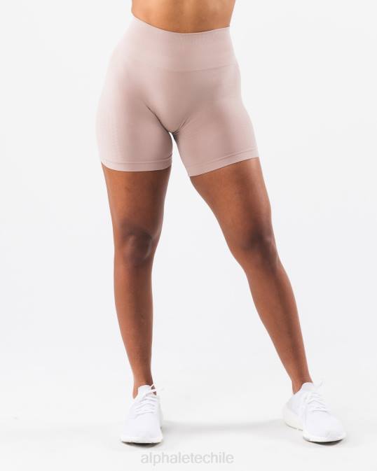 amplificar contorno corto 5" mujer Alphalete 08R8312 ropa marrón porcelana