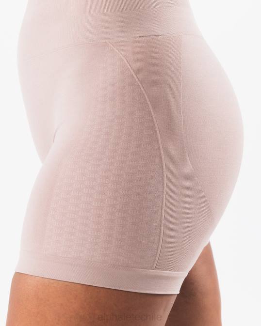 amplificar contorno corto 5" mujer Alphalete 08R8312 ropa marrón porcelana