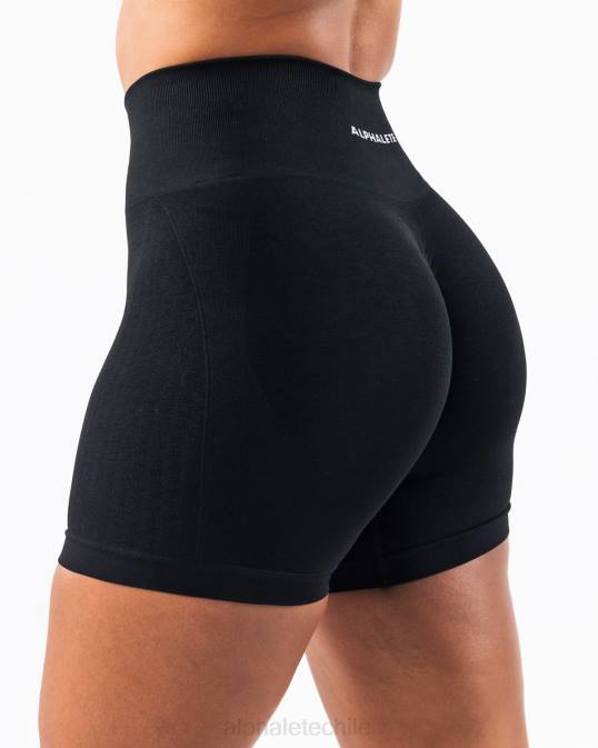 amplificar contorno corto 5" mujer Alphalete 08R8318 ropa negro