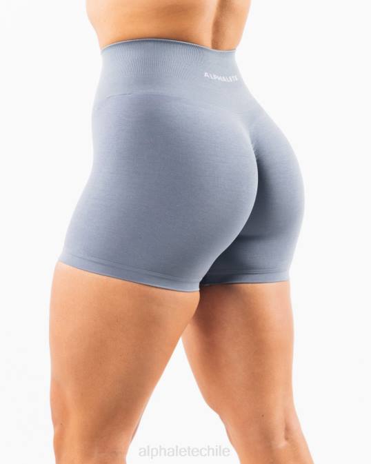 amplificar corto 4.5" mujer Alphalete 08R8302 ropa agua quieta azul