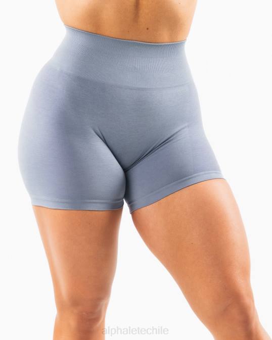 amplificar corto 4.5" mujer Alphalete 08R8302 ropa agua quieta azul