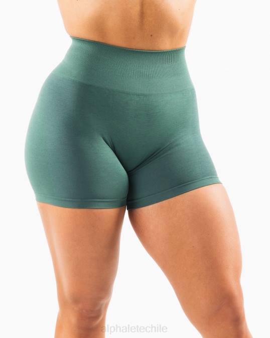amplificar corto 4.5" mujer Alphalete 08R8303 ropa verde salvia