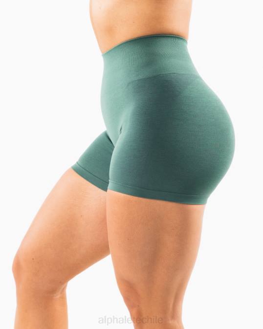 amplificar corto 4.5" mujer Alphalete 08R8303 ropa verde salvia