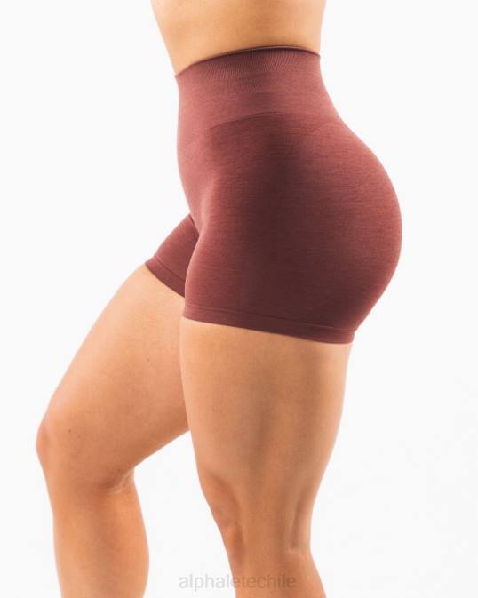 amplificar corto 4.5" mujer Alphalete 08R8305 ropa rosa polvorienta roja