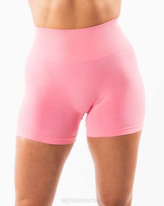 amplificar corto 4.5" mujer Alphalete 08R8319 ropa algodón de azúcar rosa