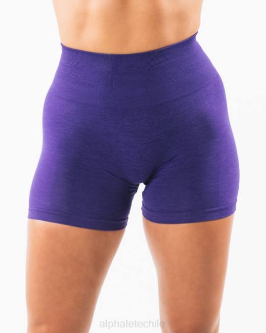 amplificar corto 4.5" mujer Alphalete 08R8321 ropa morado electrico