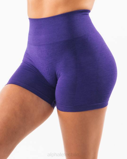 amplificar corto 4.5" mujer Alphalete 08R8321 ropa morado electrico