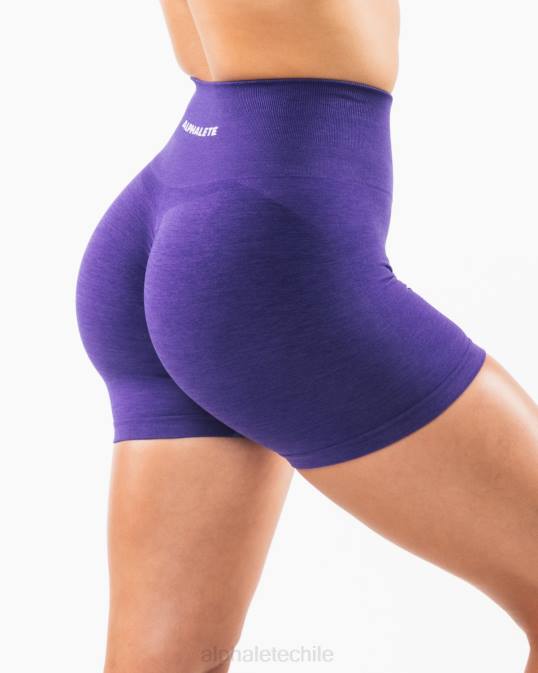 amplificar corto 4.5" mujer Alphalete 08R8321 ropa morado electrico