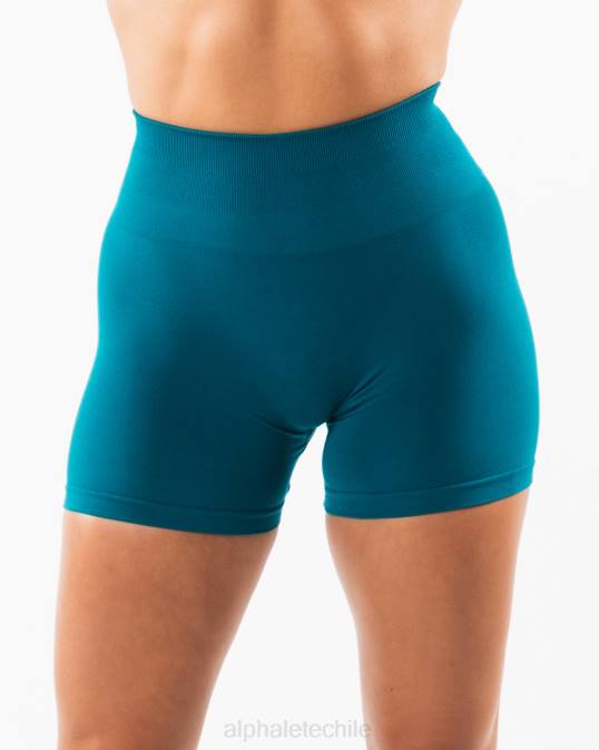 amplificar corto 4.5" mujer Alphalete 08R8322 ropa océano galáctico azul