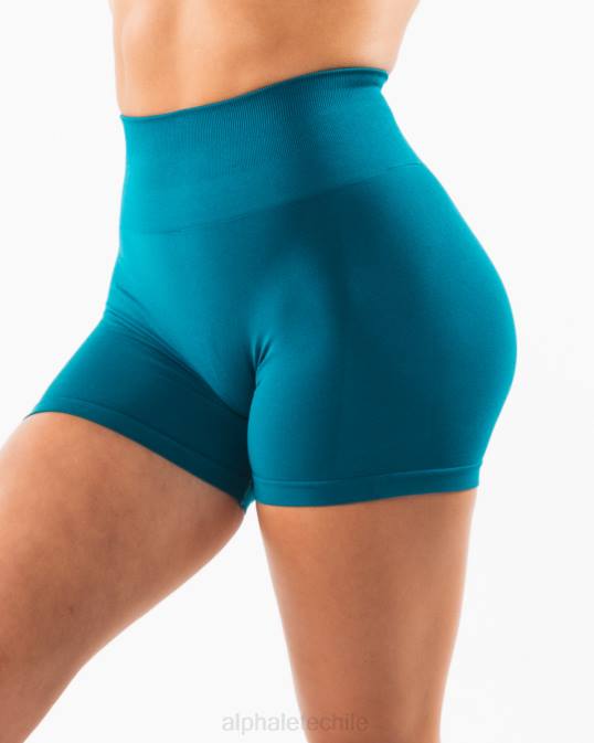 amplificar corto 4.5" mujer Alphalete 08R8322 ropa océano galáctico azul