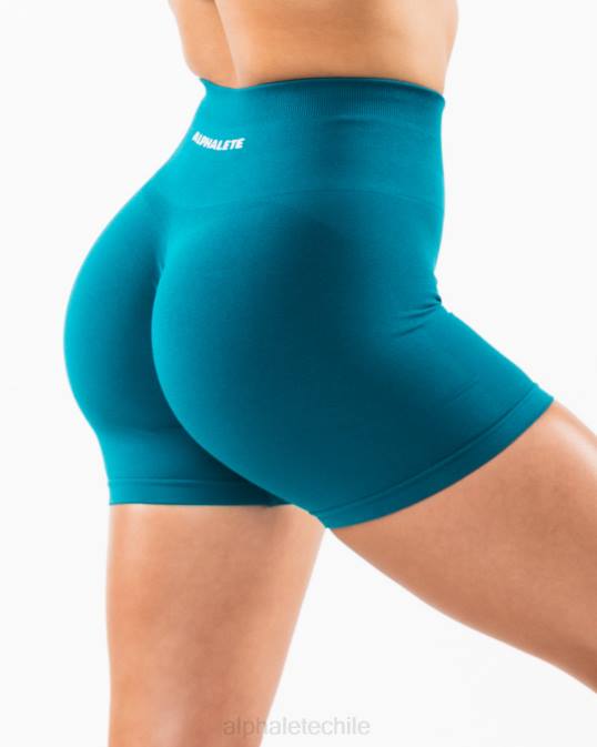 amplificar corto 4.5" mujer Alphalete 08R8322 ropa océano galáctico azul