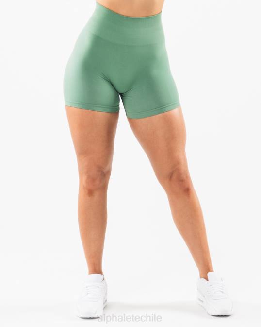 amplificar corto 4.5" mujer Alphalete 08R8330 ropa Jade verde