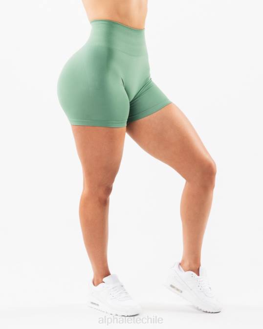 amplificar corto 4.5" mujer Alphalete 08R8330 ropa Jade verde
