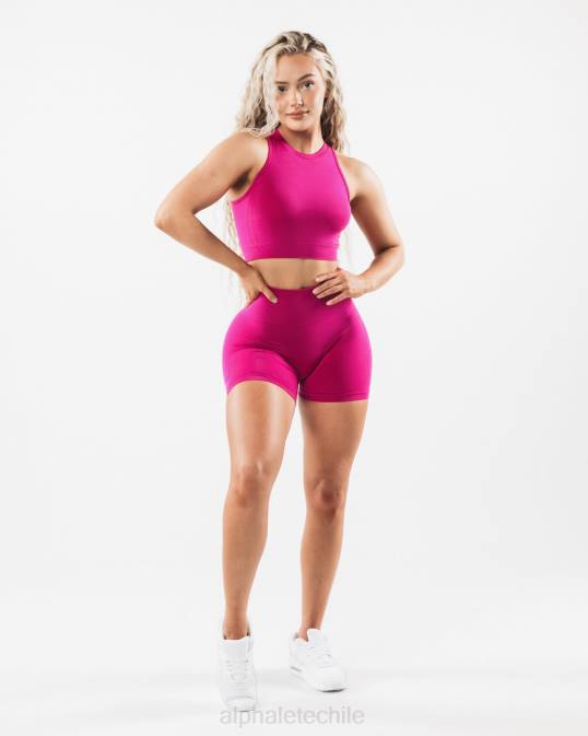 amplificar corto 4.5" mujer Alphalete 08R8331 ropa rosa magenta