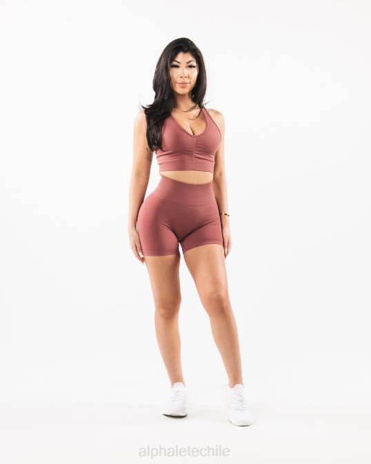 amplificar corto 4.5" mujer Alphalete 08R8335 ropa Rosa roja