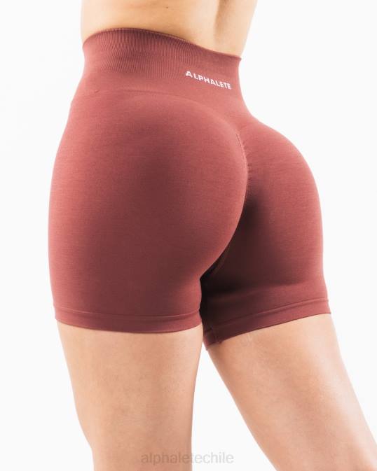 amplificar corto 4.5" mujer Alphalete 08R8336 ropa otoño rojo