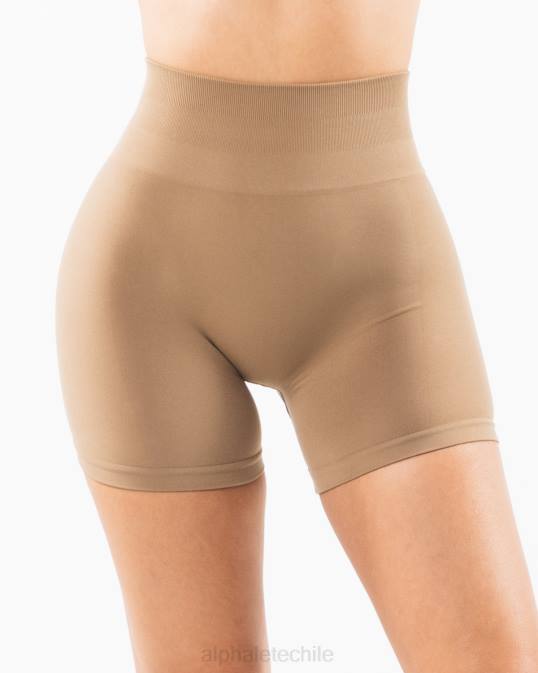 amplificar corto 4.5" mujer Alphalete 08R8338 ropa chai marrón