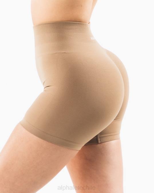 amplificar corto 4.5" mujer Alphalete 08R8338 ropa chai marrón