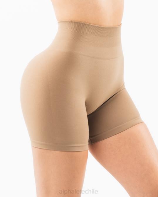 amplificar corto 4.5" mujer Alphalete 08R8338 ropa chai marrón