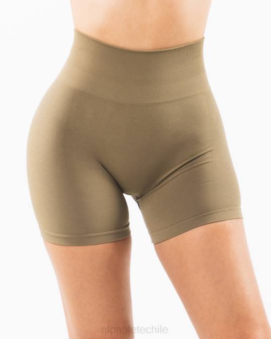 amplificar corto 4.5" mujer Alphalete 08R8339 ropa sauce verde