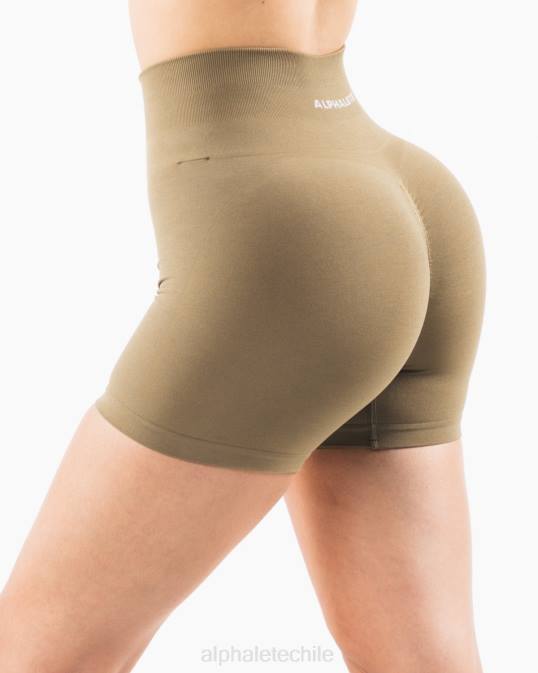 amplificar corto 4.5" mujer Alphalete 08R8339 ropa sauce verde