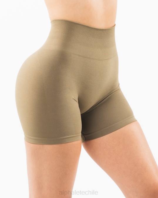 amplificar corto 4.5" mujer Alphalete 08R8339 ropa sauce verde