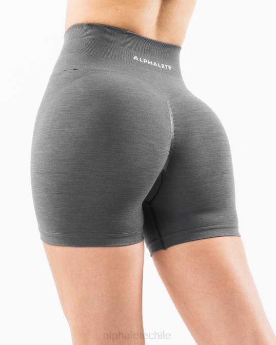 amplificar corto 4.5" mujer Alphalete 08R8343 ropa humo gris