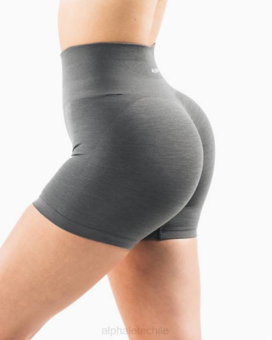 amplificar corto 4.5" mujer Alphalete 08R8343 ropa humo gris