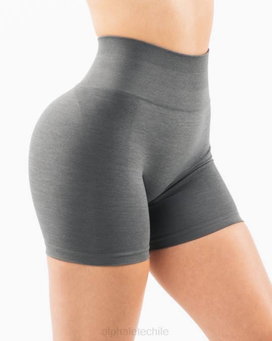 amplificar corto 4.5" mujer Alphalete 08R8343 ropa humo gris