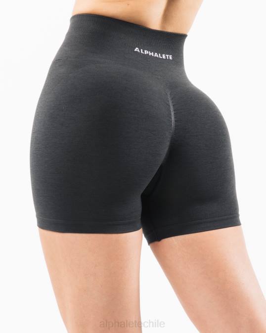 amplificar corto 4.5" mujer Alphalete 08R8344 ropa gris sombra