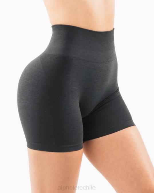amplificar corto 4.5" mujer Alphalete 08R8344 ropa gris sombra