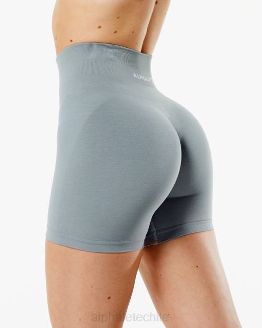 amplificar corto 4.5" mujer Alphalete 08R8345 ropa gris utilitario