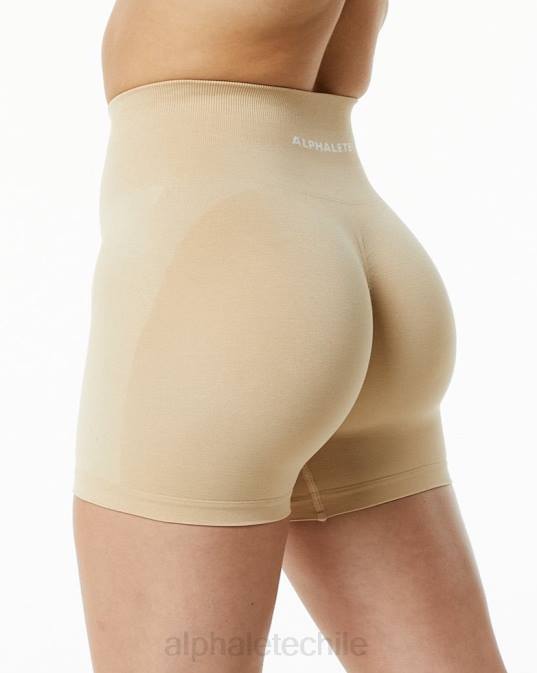amplificar corto 4.5" mujer Alphalete 08R8349 ropa marrón avellana