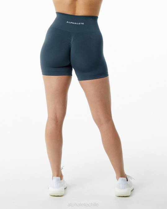 amplificar corto 4.5" mujer Alphalete 08R8353 ropa ballena azul