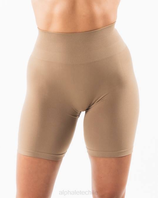 amplificar corto 6.5" mujer Alphalete 08R8355 ropa chai marrón