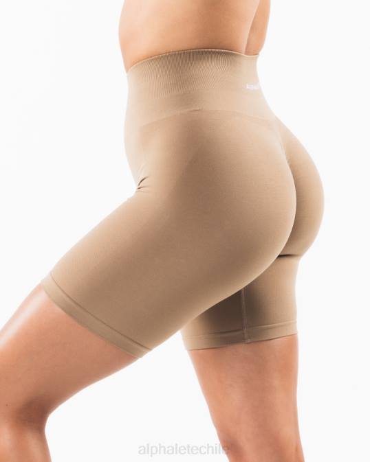 amplificar corto 6.5" mujer Alphalete 08R8355 ropa chai marrón
