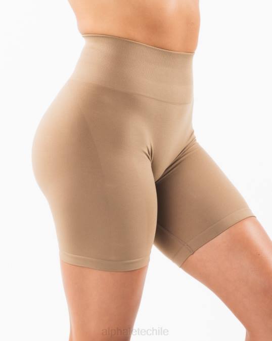 amplificar corto 6.5" mujer Alphalete 08R8355 ropa chai marrón
