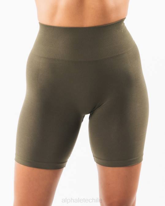 amplificar corto 6.5" mujer Alphalete 08R8356 ropa roble verde