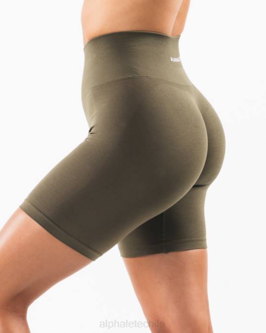 amplificar corto 6.5" mujer Alphalete 08R8356 ropa roble verde