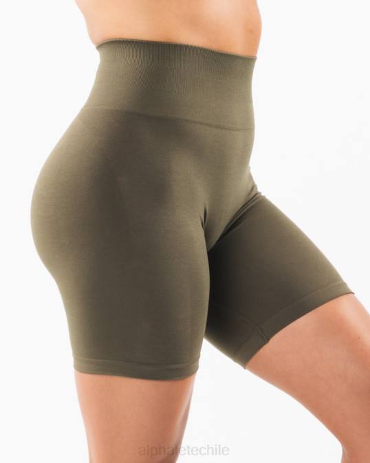 amplificar corto 6.5" mujer Alphalete 08R8356 ropa roble verde