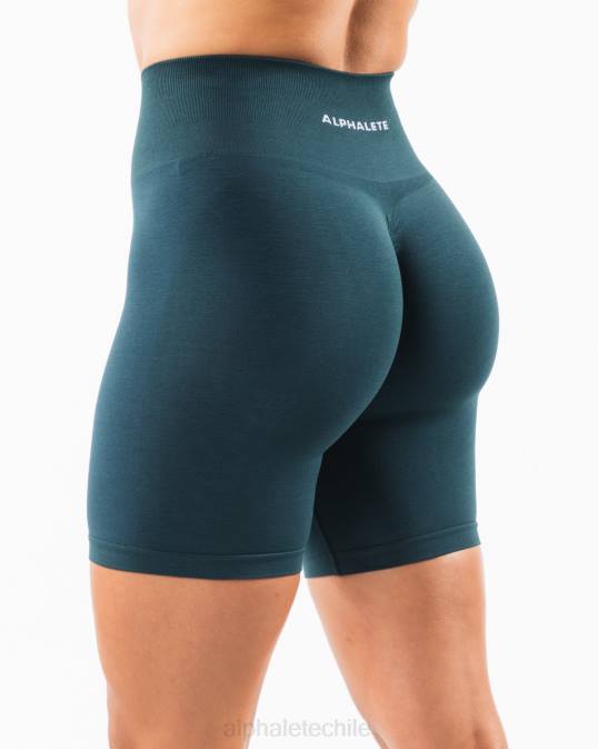 amplificar corto 6.5" mujer Alphalete 08R8357 ropa azul medianoche