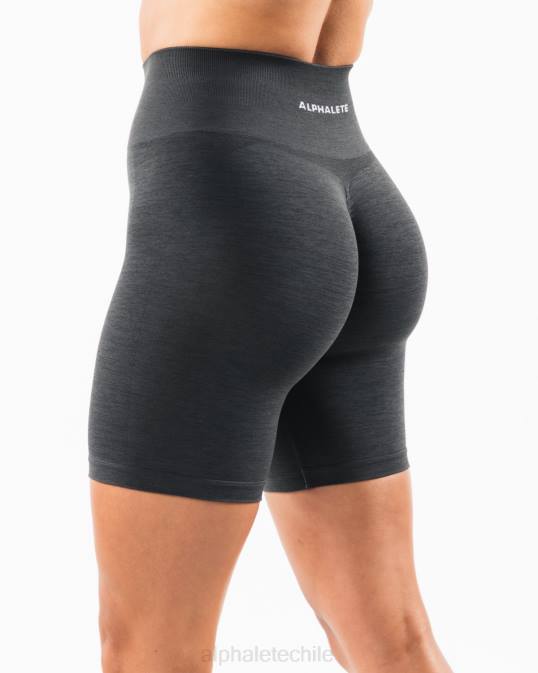 amplificar corto 6.5" mujer Alphalete 08R8358 ropa gris sombra