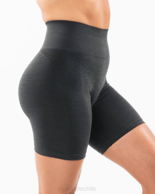 amplificar corto 6.5" mujer Alphalete 08R8358 ropa gris sombra