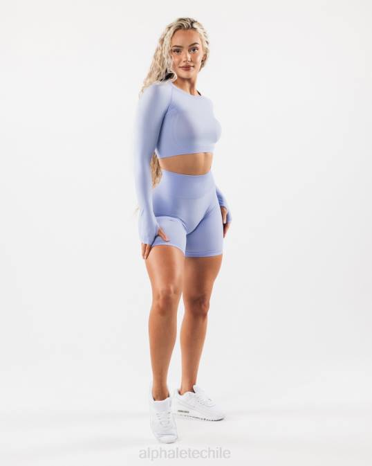 amplificar corto 6.5" mujer Alphalete 08R8361 ropa azul místico