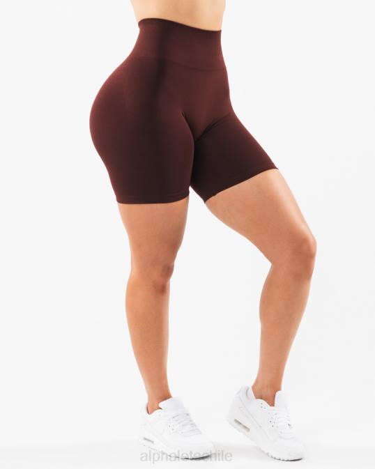amplificar corto 6.5" mujer Alphalete 08R8362 ropa sangría roja