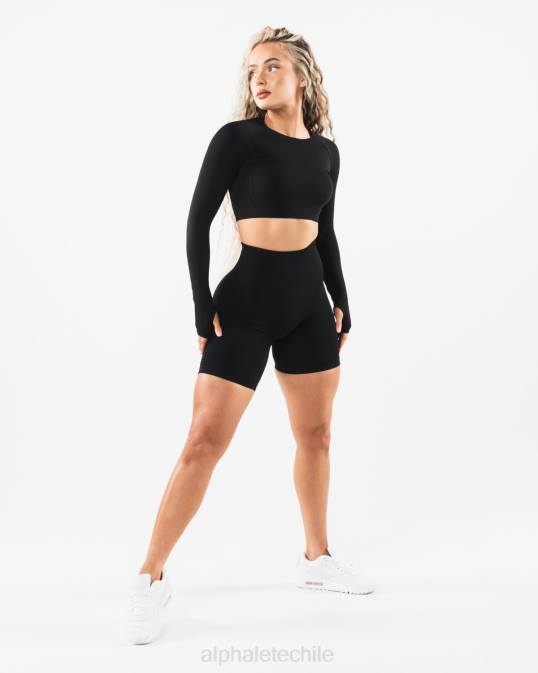 amplificar corto 6.5" mujer Alphalete 08R8363 ropa negro