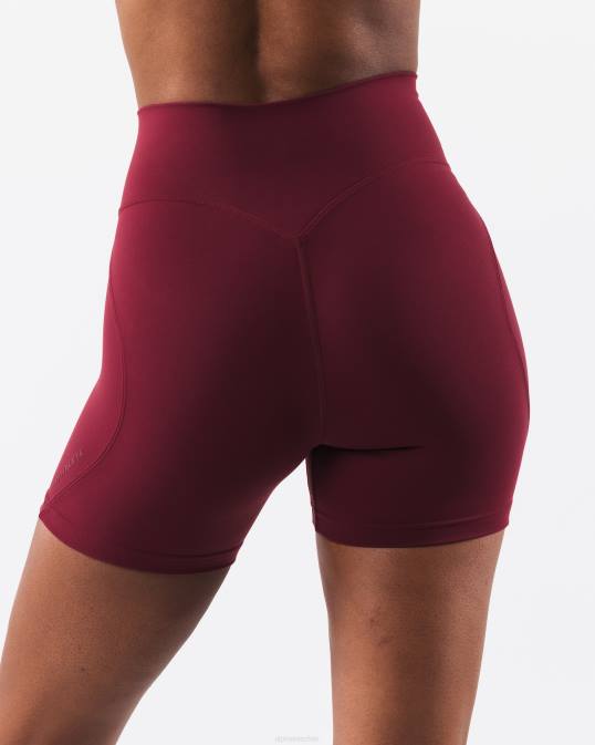 aura corta 5" mujer Alphalete 08R8298 ropa grulla roja