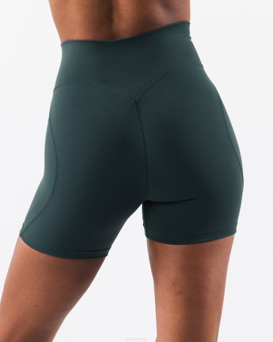 aura corta 5" mujer Alphalete 08R8299 ropa verde ciprés