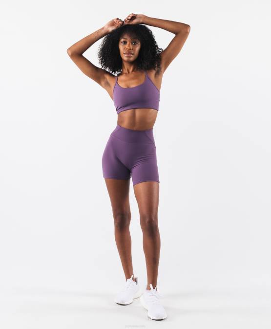 aura corta 5" mujer Alphalete 08R8300 ropa aster morado
